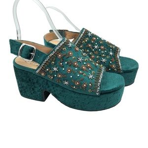 Free People Embellished Nicola Wedges